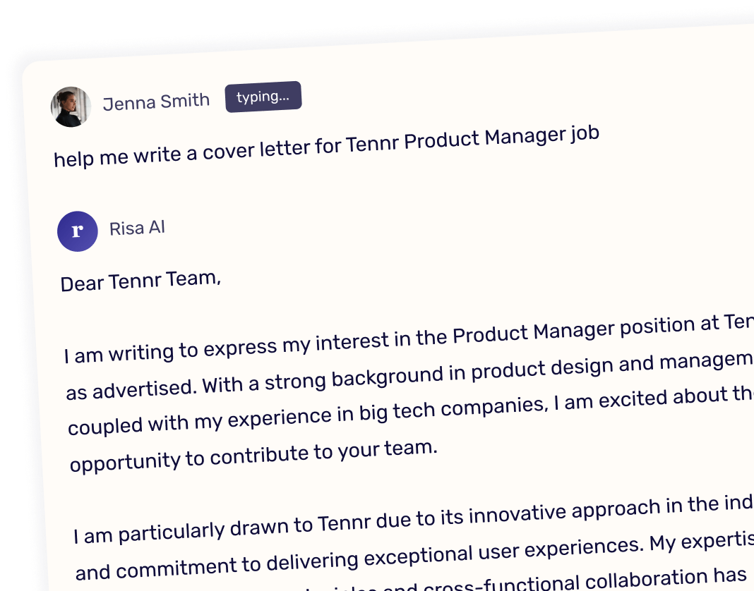 SmartApply AI Cover Letter Generation demo